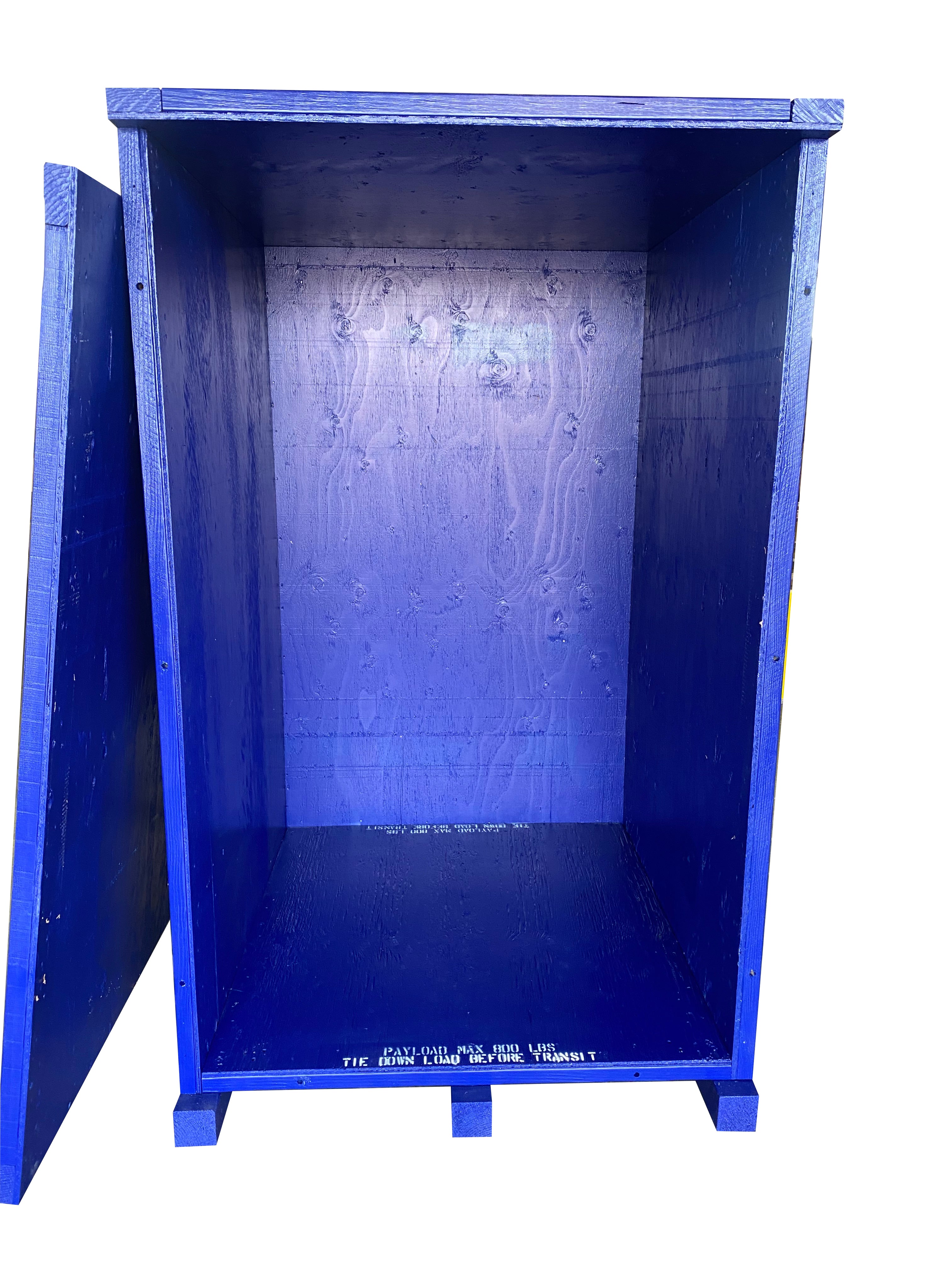 Trade Show Crate | Wood | Blue | 48 x 52 x 78 3/4
